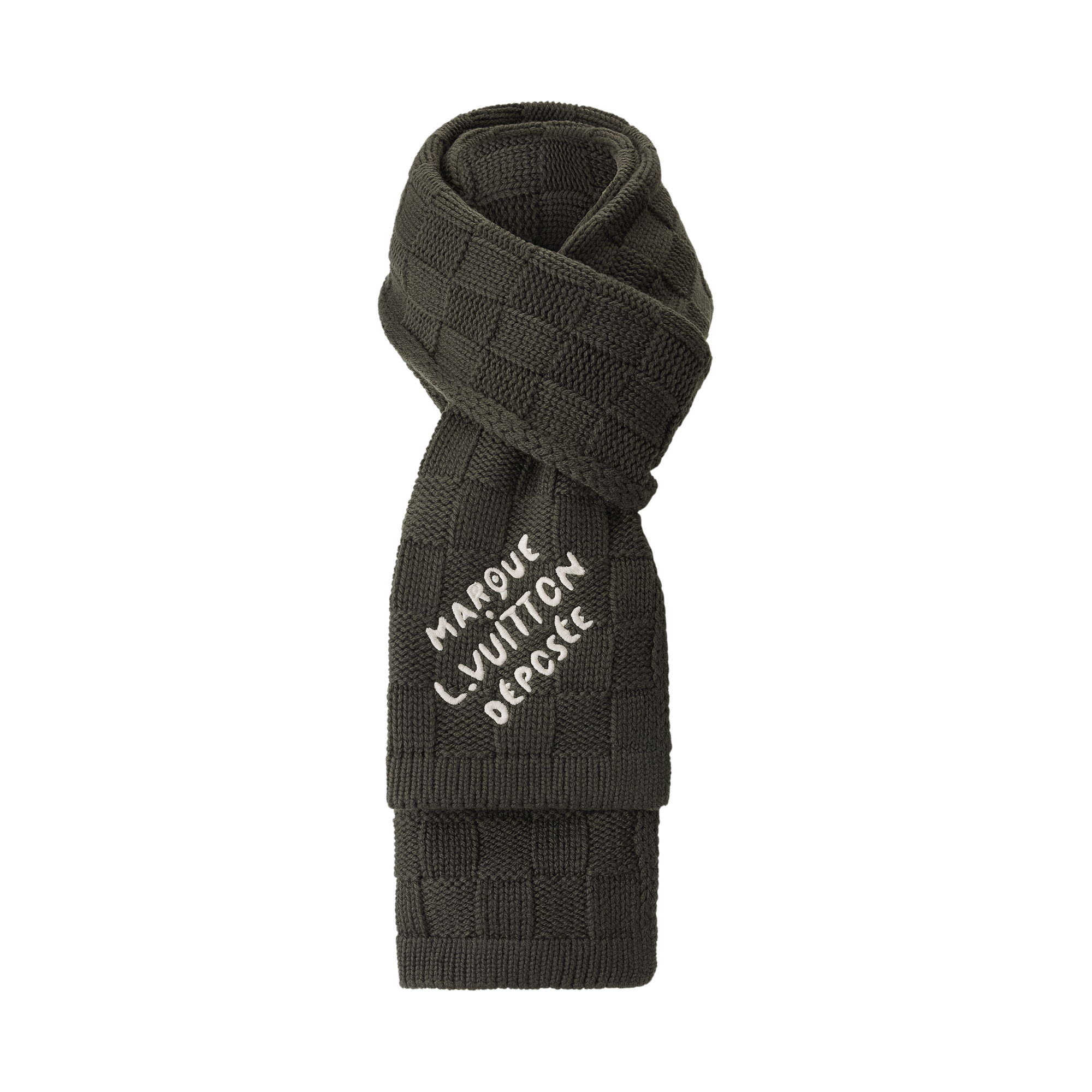 Damier Snug Scarf S00 in Pria