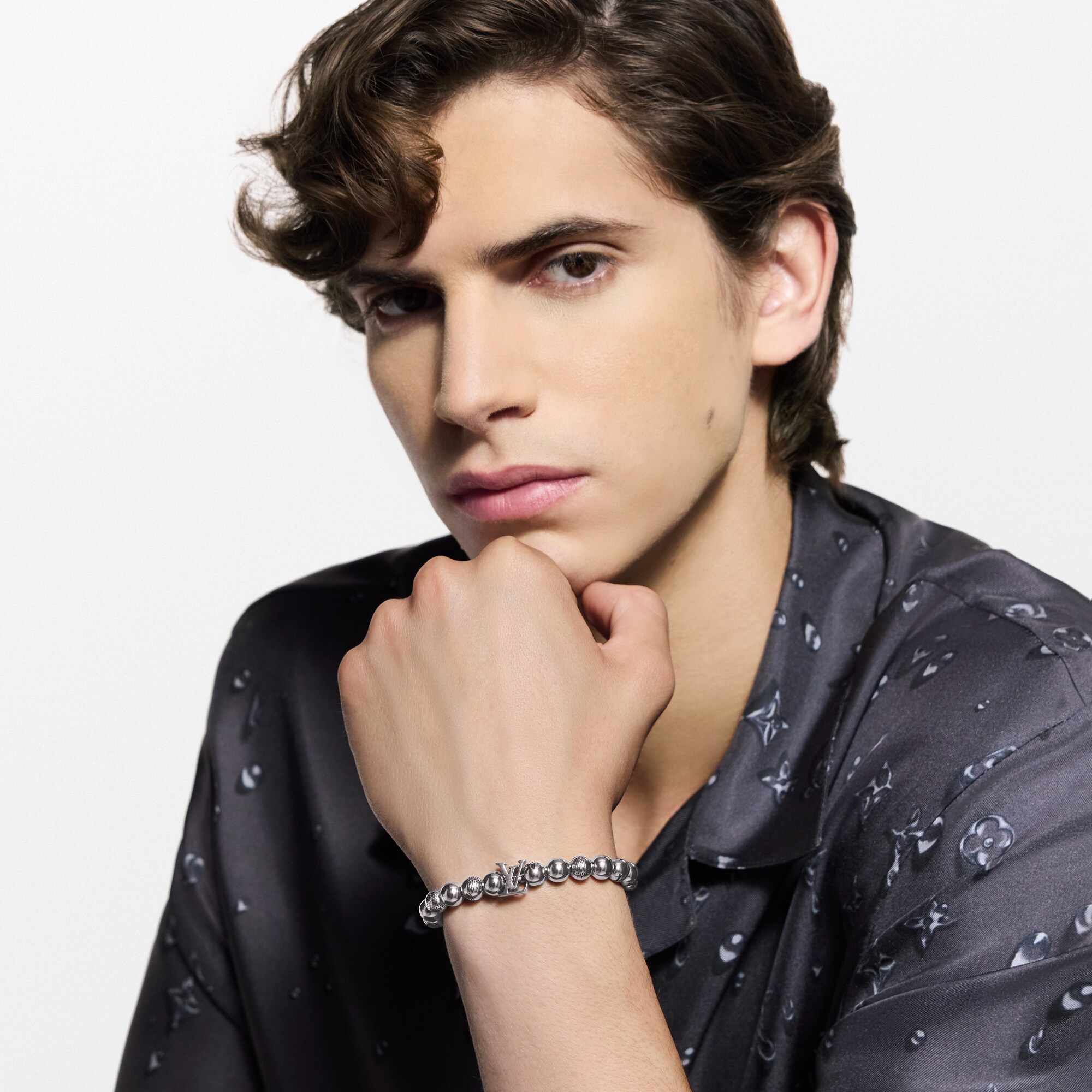 Damier Staples Ball Bracelet
 S00 in Pria