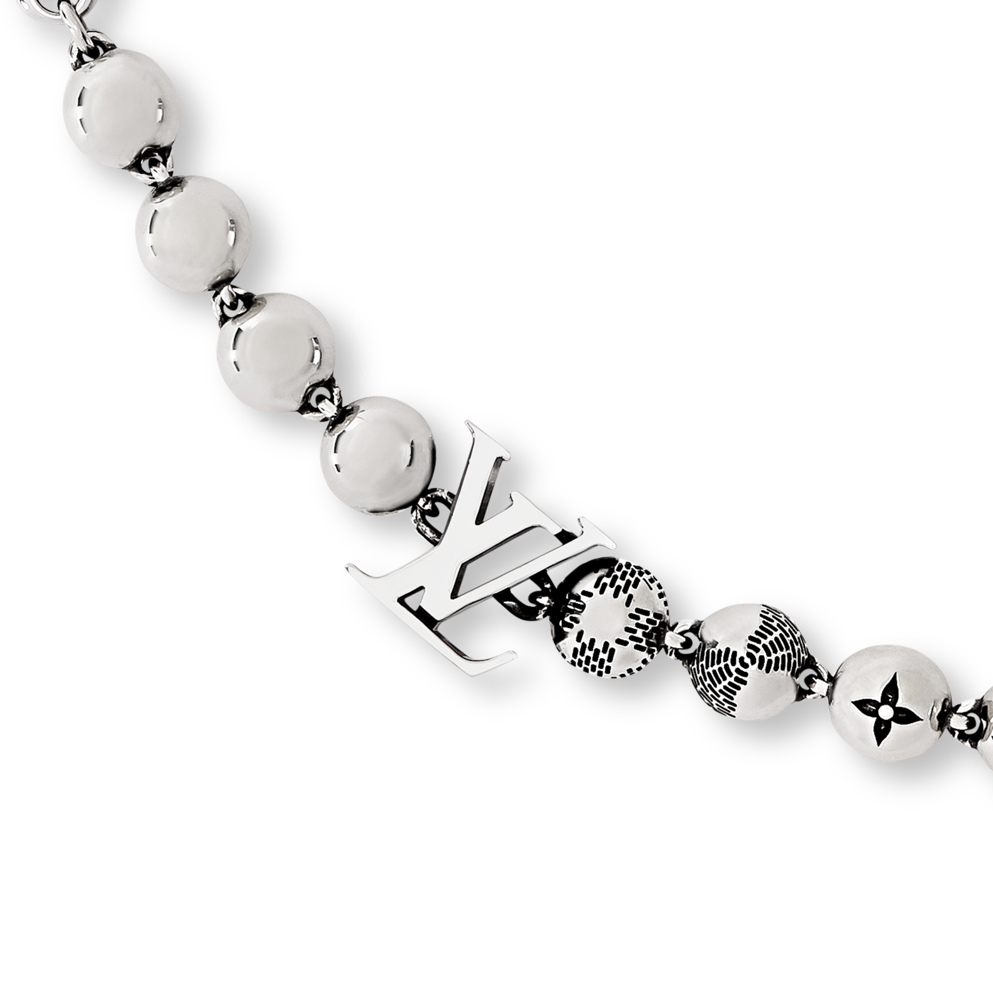 Damier Staples Chain Belt S00 in Pria