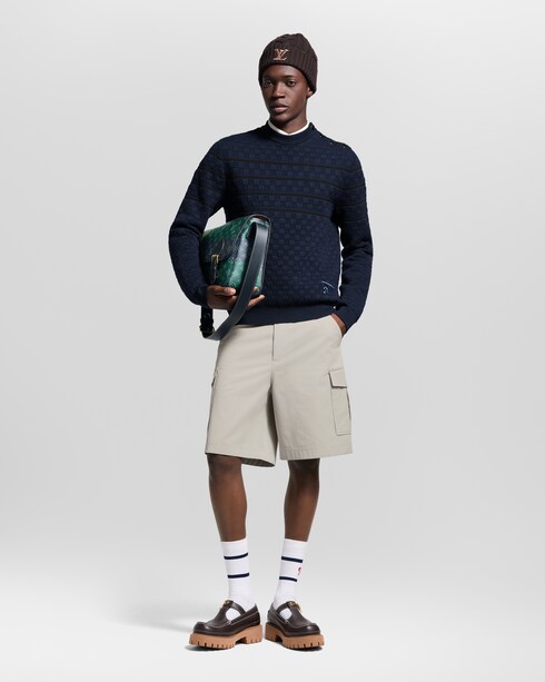 Damier Stripes Pullover in Pria's Pakaian Semua Koleksi collections by Louis Vuitton