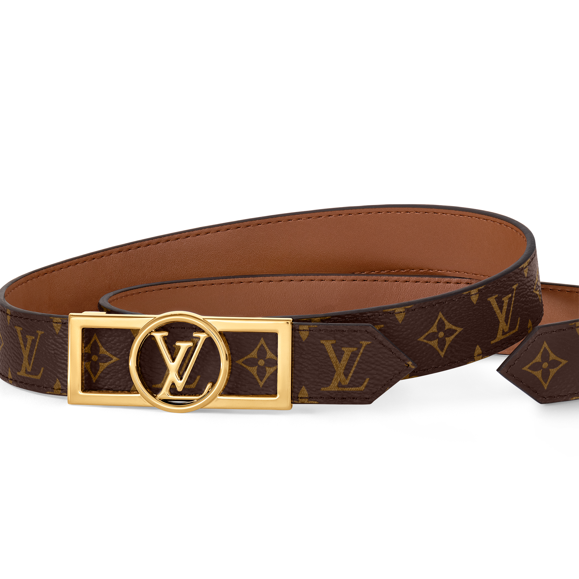 Dauphine 25mm Reversible Belt Monogram in Wanita