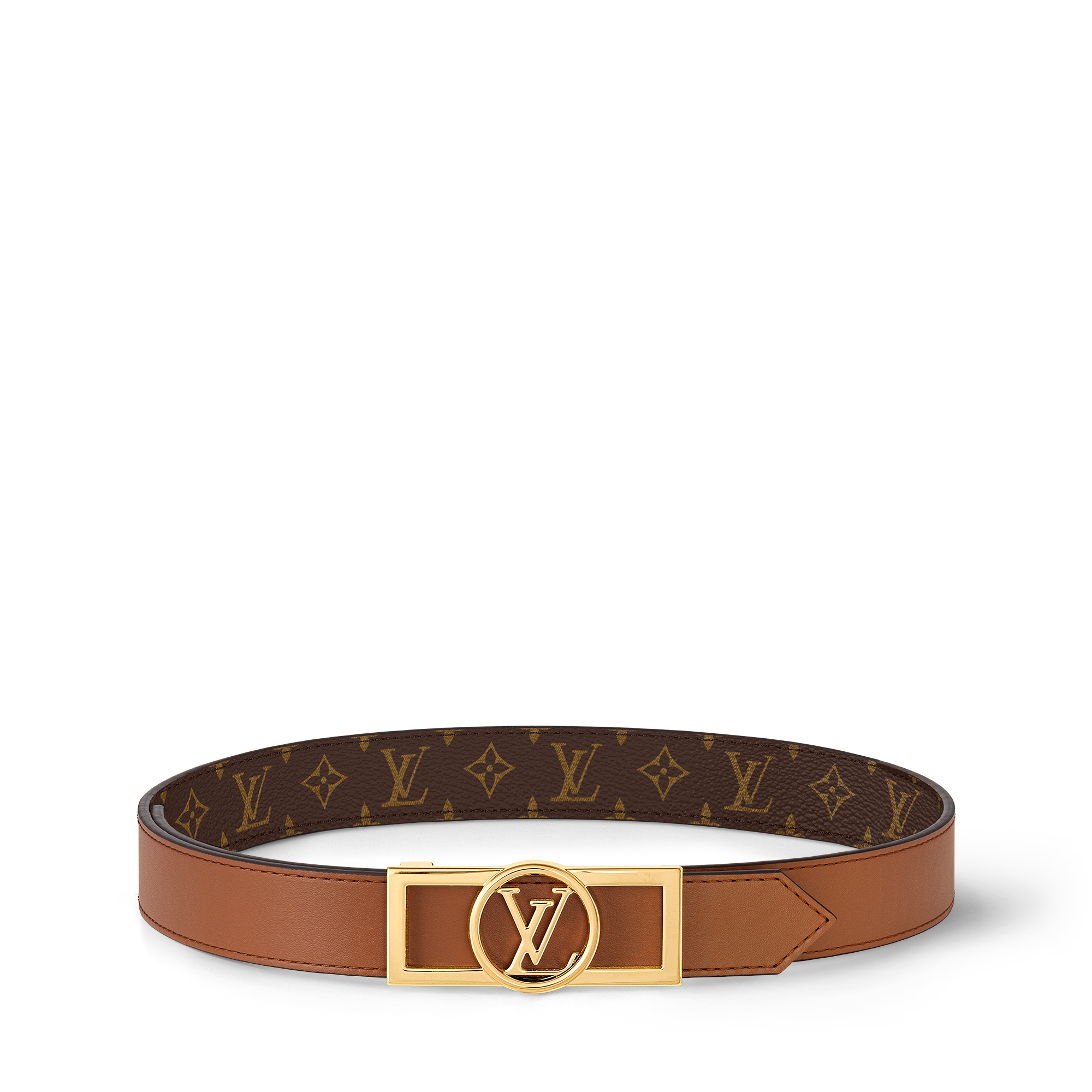 Dauphine 25mm Reversible Belt Monogram in Wanita