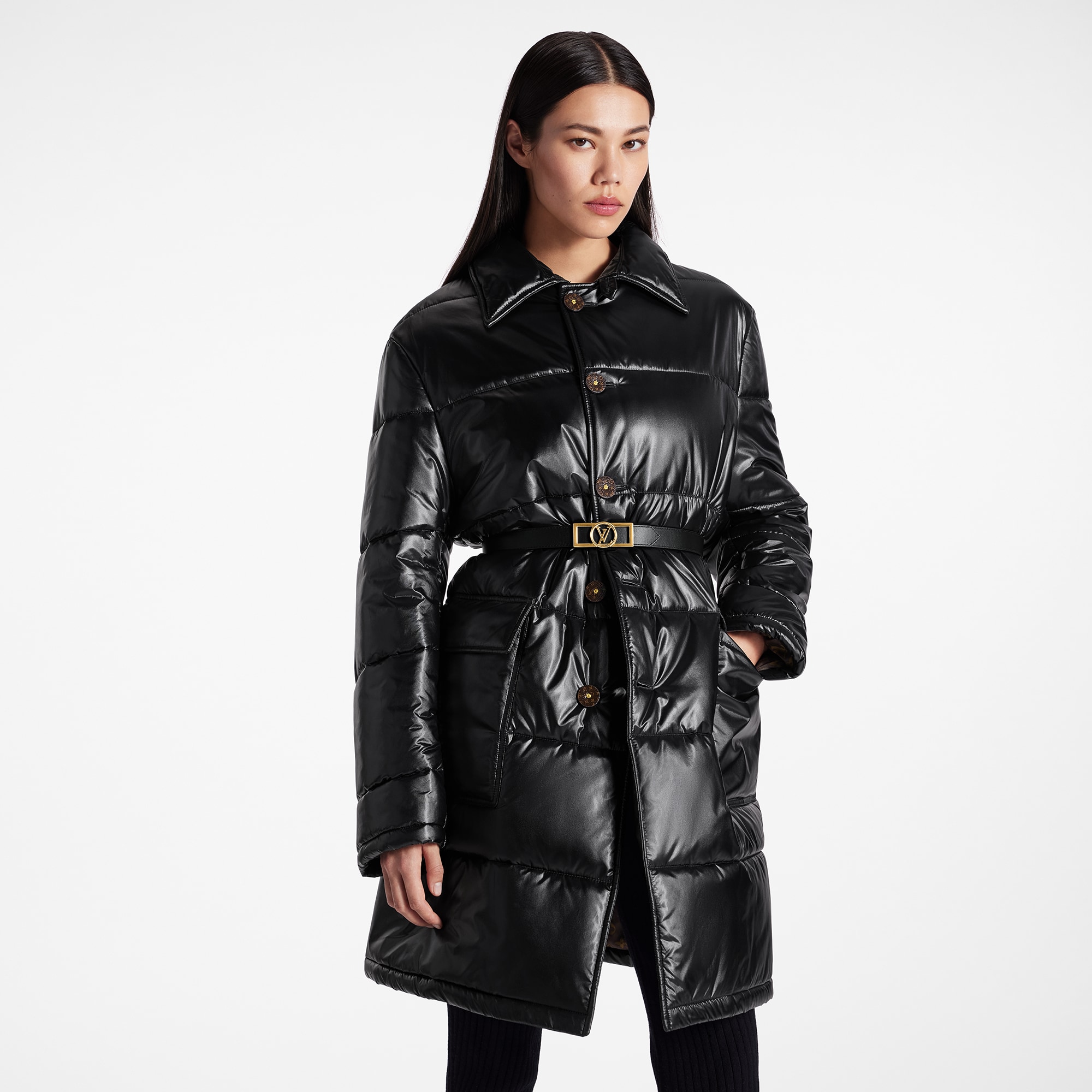 Dauphine 25mm Reversible Belt Other Monogram Canvas in Wanita