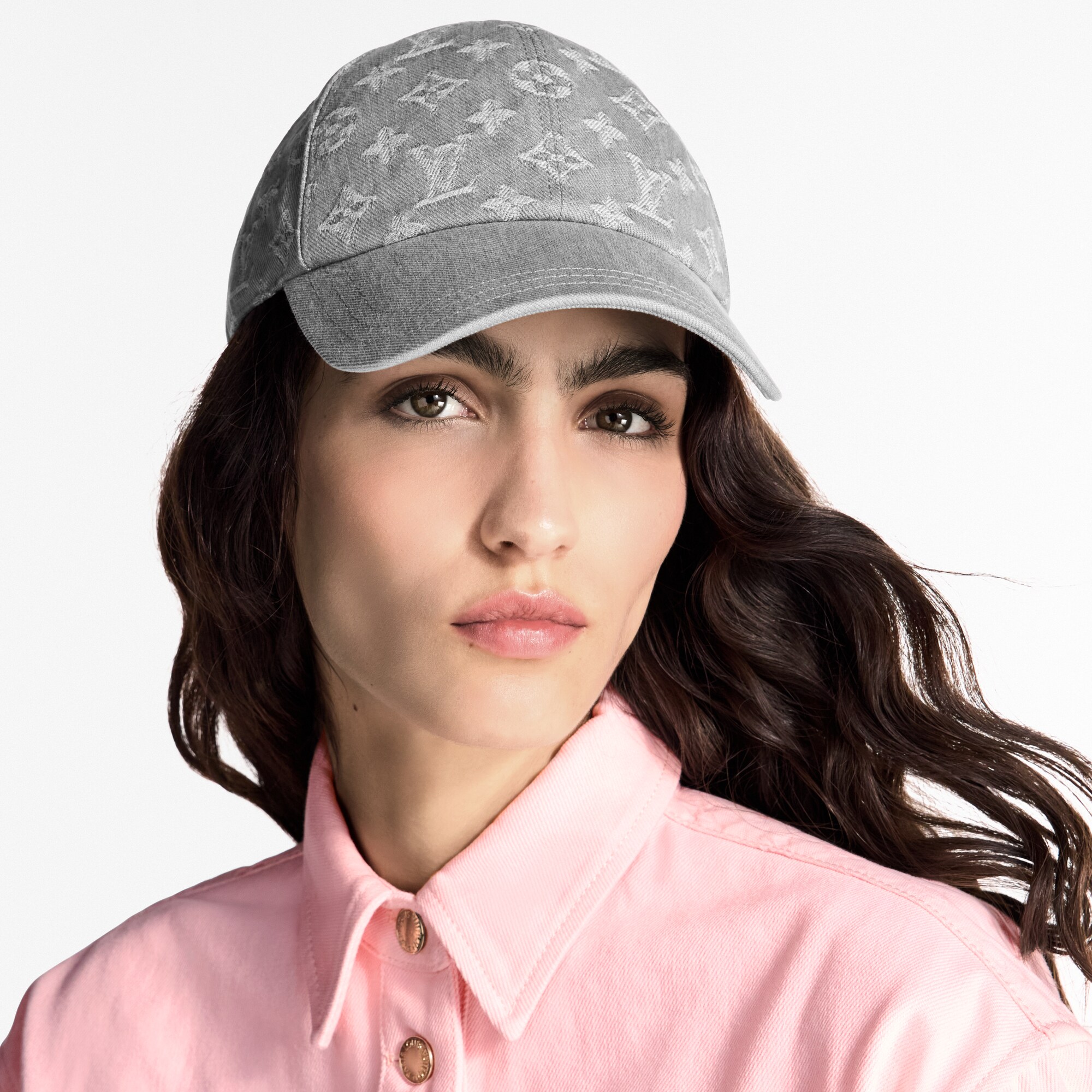 Denim Bucket Hat . in Women