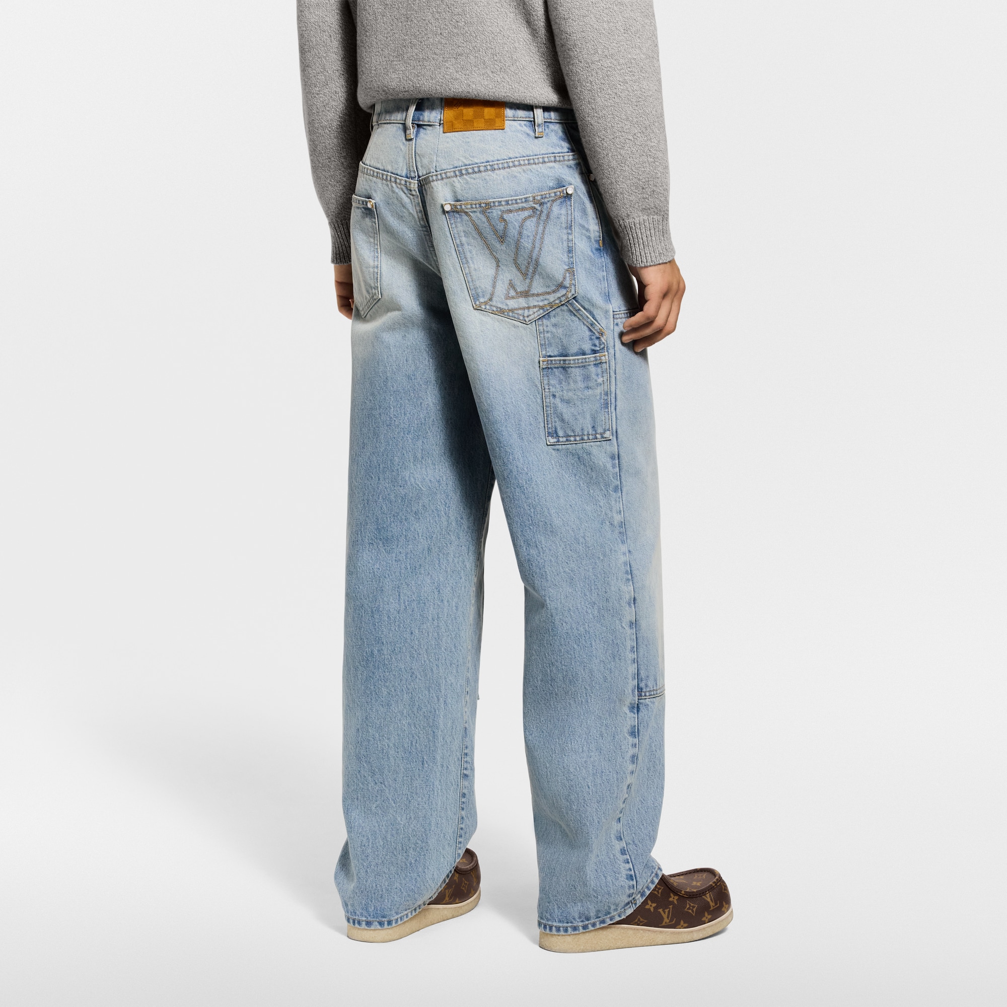 Denim Carpenter Pants  in Pria