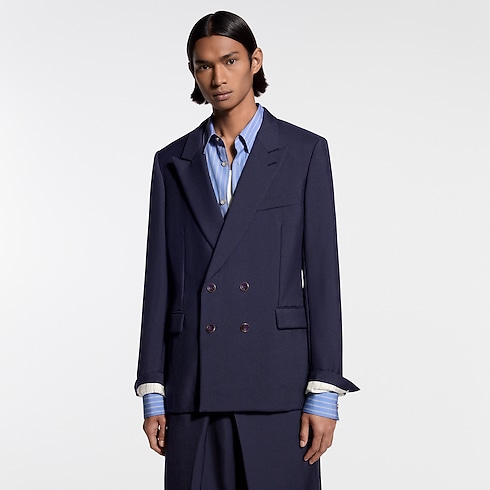 Double-Breasted Mohair Jacket in Men's Ready-to-Wear Blazers and Jackets collections by Louis Vuitton (Product zoom)