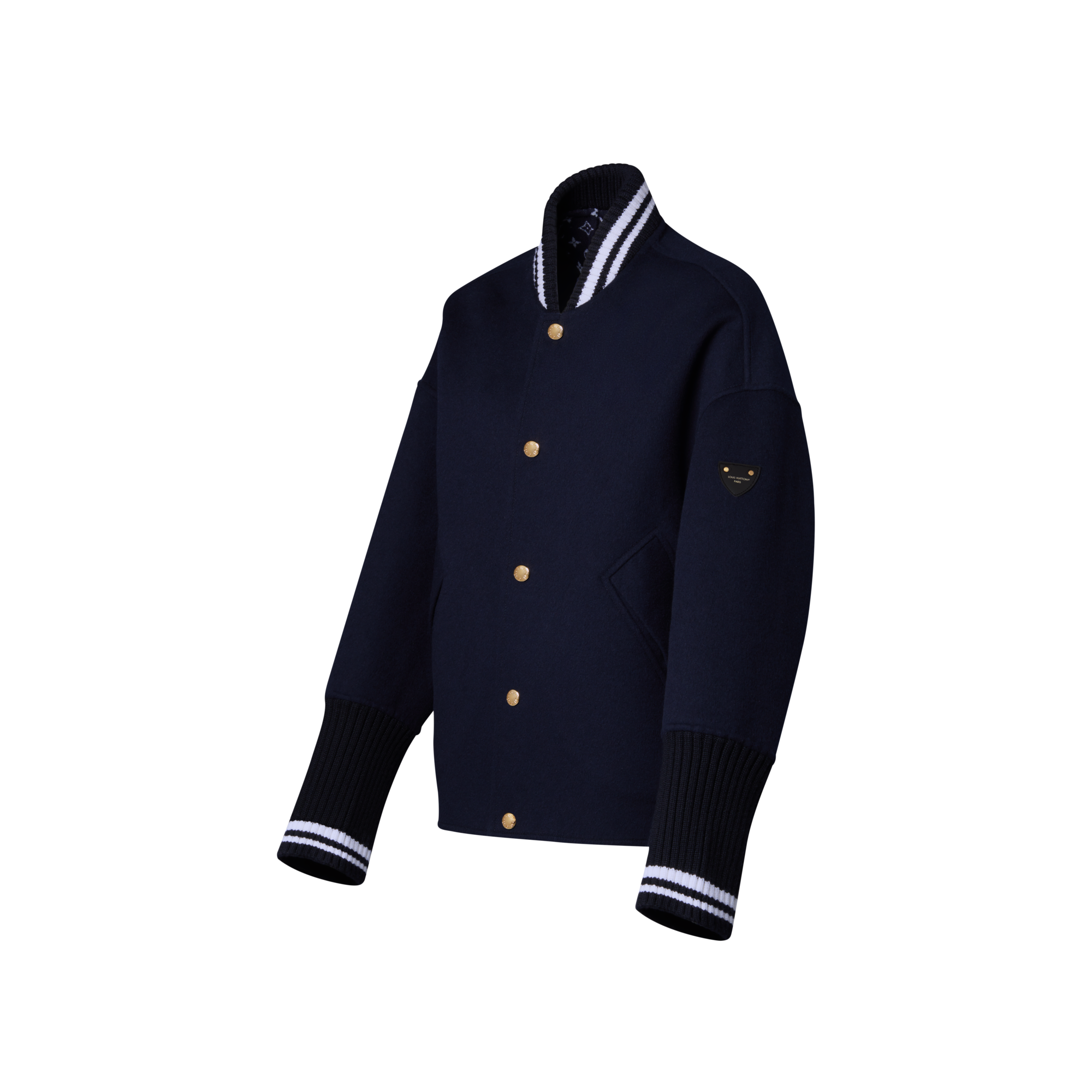 Double Face Varsity Jacket  in Wanita