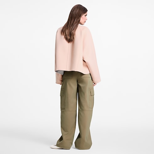 Drape Front Short Coat in Wanita's Pakaian Mantel dan Jaket collections by Louis Vuitton (Perbesar produk)