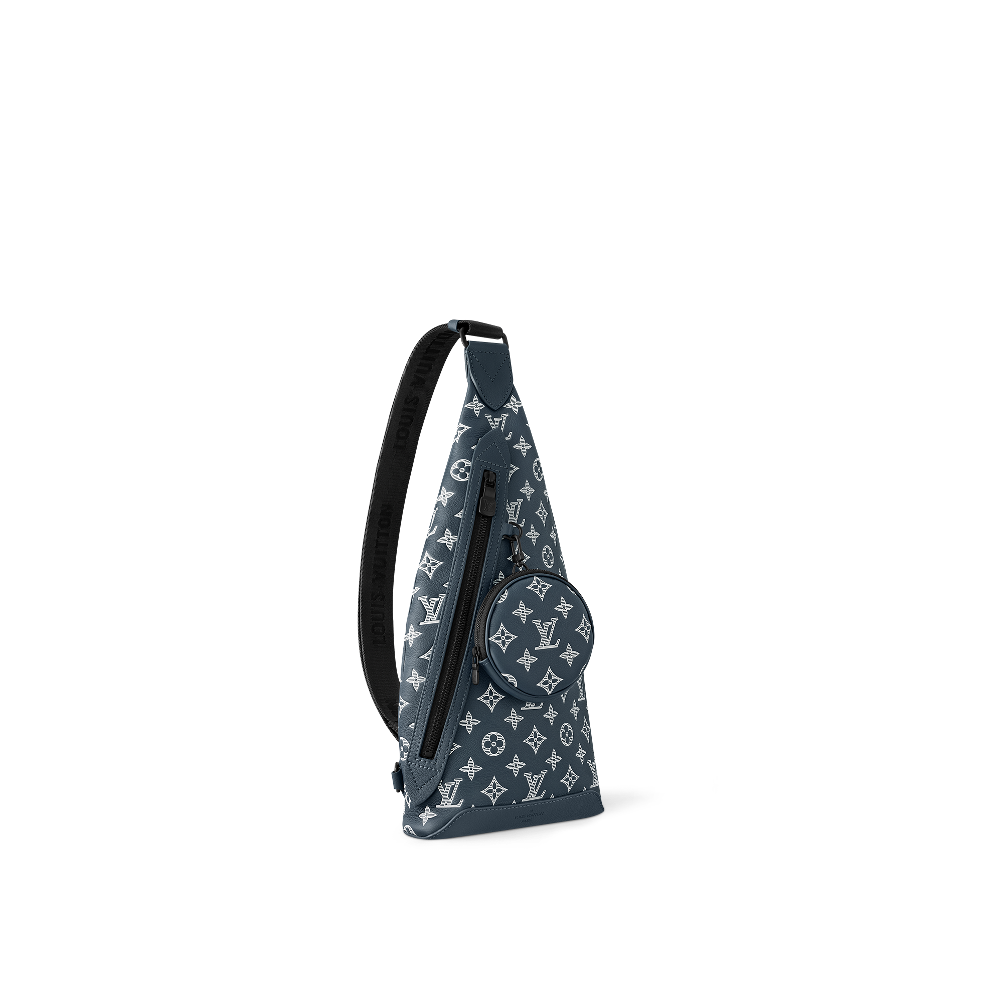 Duo Slingbag Monogram Shadow Leather in Pria