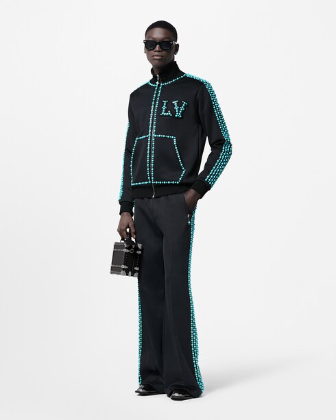 Embellished Cotton Track Top in Men's Ready-to-Wear Outerwear and Coats collections by Louis Vuitton