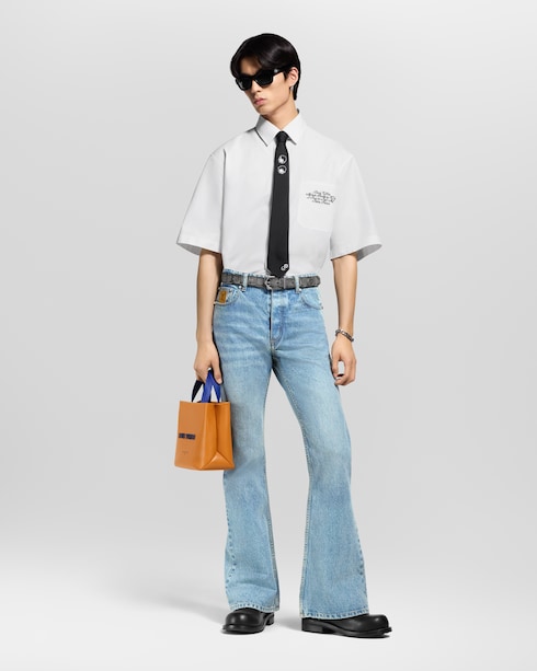 エンベリッシュド ショートスリーブシャツ メンズ ウェア(洋服)