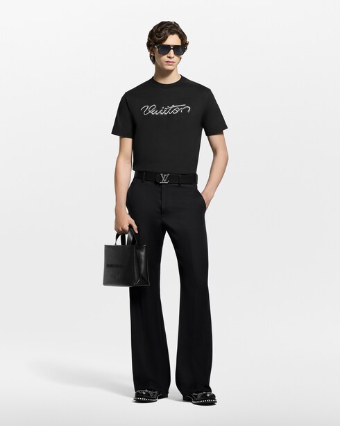 Embellished Signature Short-Sleeved T-Shirt in Men's Ready-to-Wear T-shirts and Polos collections by Louis Vuitton