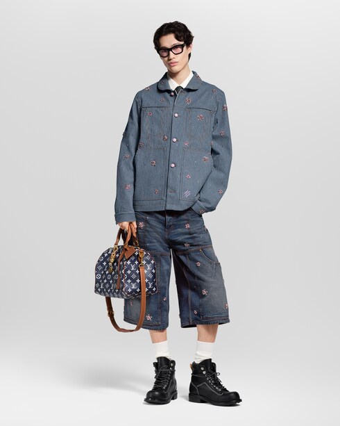 Embellished Workwear Jacket in Pria's Pakaian Outerwear dan Mantel collections by Louis Vuitton