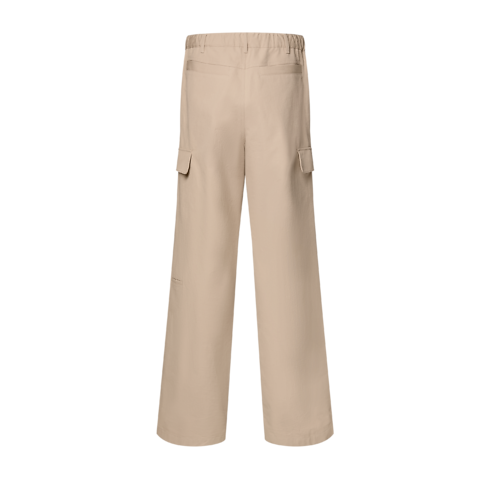 Embroidered Cotton Cargo Pants in Pria's Pakaian Celana collections by Louis Vuitton (Perbesar produk)
