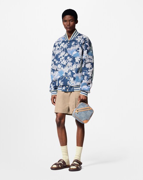 Embroidered Denim Bomber in Men's Ready to Wear Outerwear and Coats collections by Louis Vuitton
