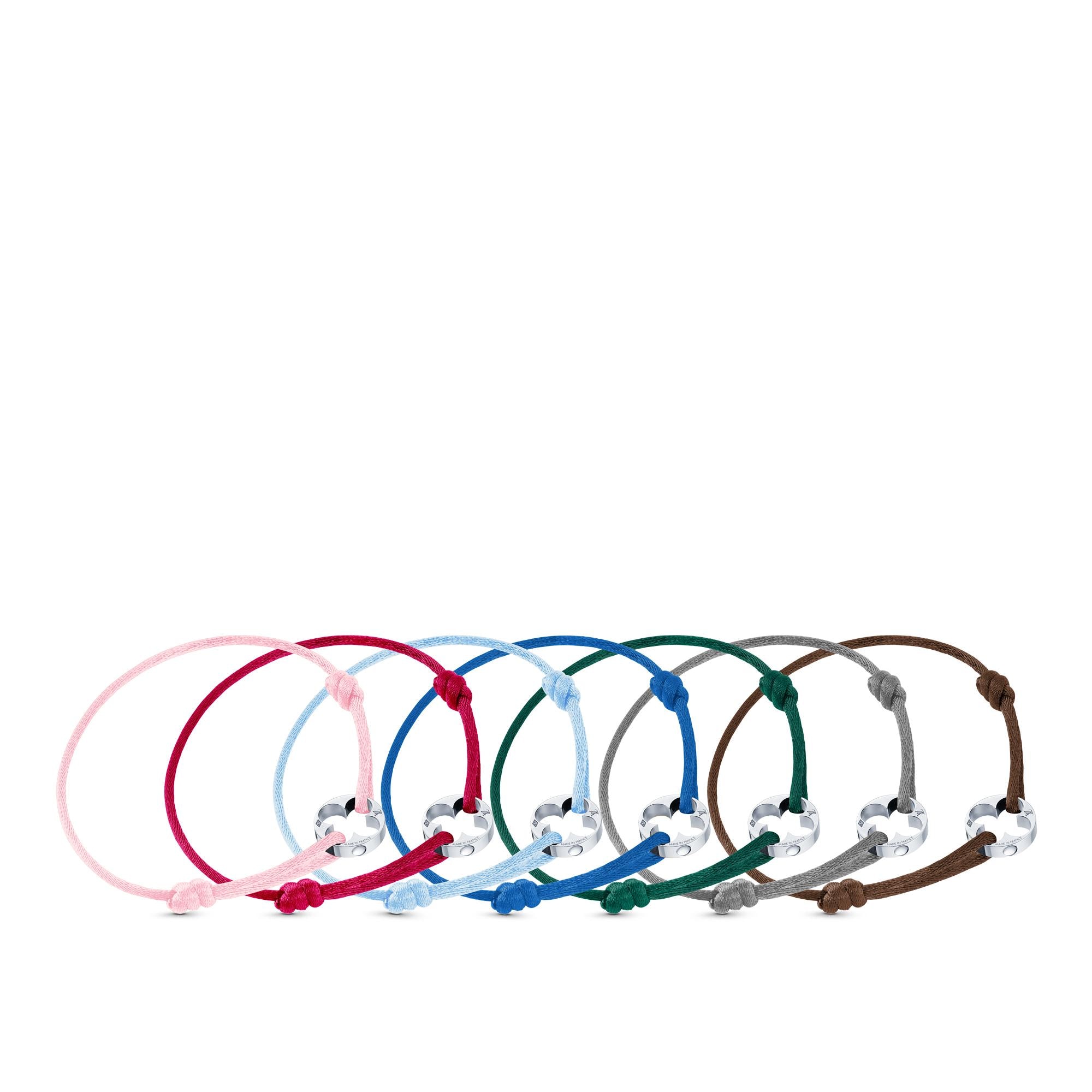 Empreinte Cord Bracelet, White Gold  in Perhiasan