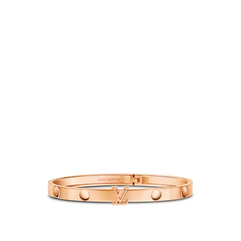 Empreinte Medium Bangle, Pink Gold in Les Extraordinaires's Jewelry Bracelets collections by Louis Vuitton (Product zoom)
