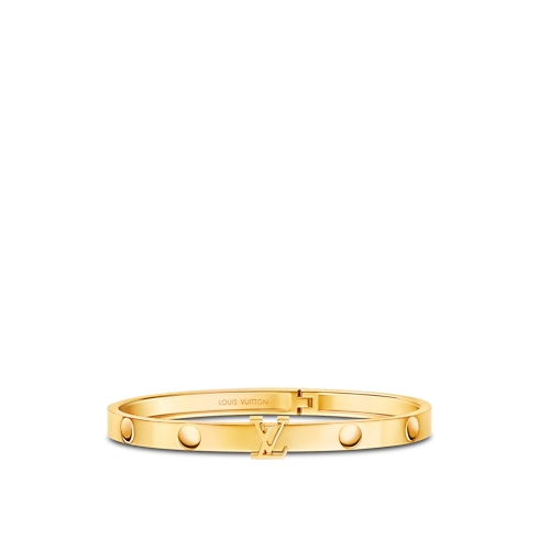 Empreinte Medium Bangle, Yellow Gold in Les Extraordinaires's Jewelry Bracelets collections by Louis Vuitton (Product zoom)
