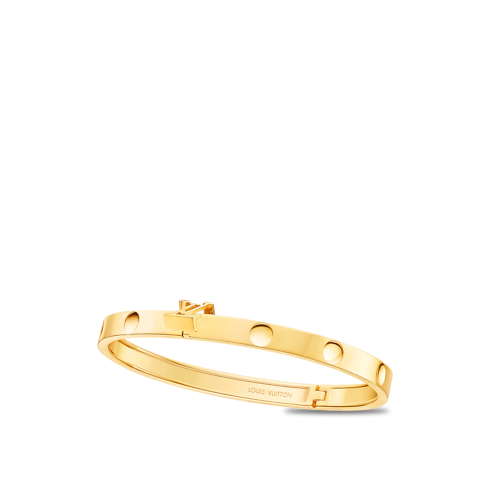 Empreinte Medium Bangle, Yellow Gold in Les Extraordinaires's Jewelry Bracelets collections by Louis Vuitton (Product zoom)