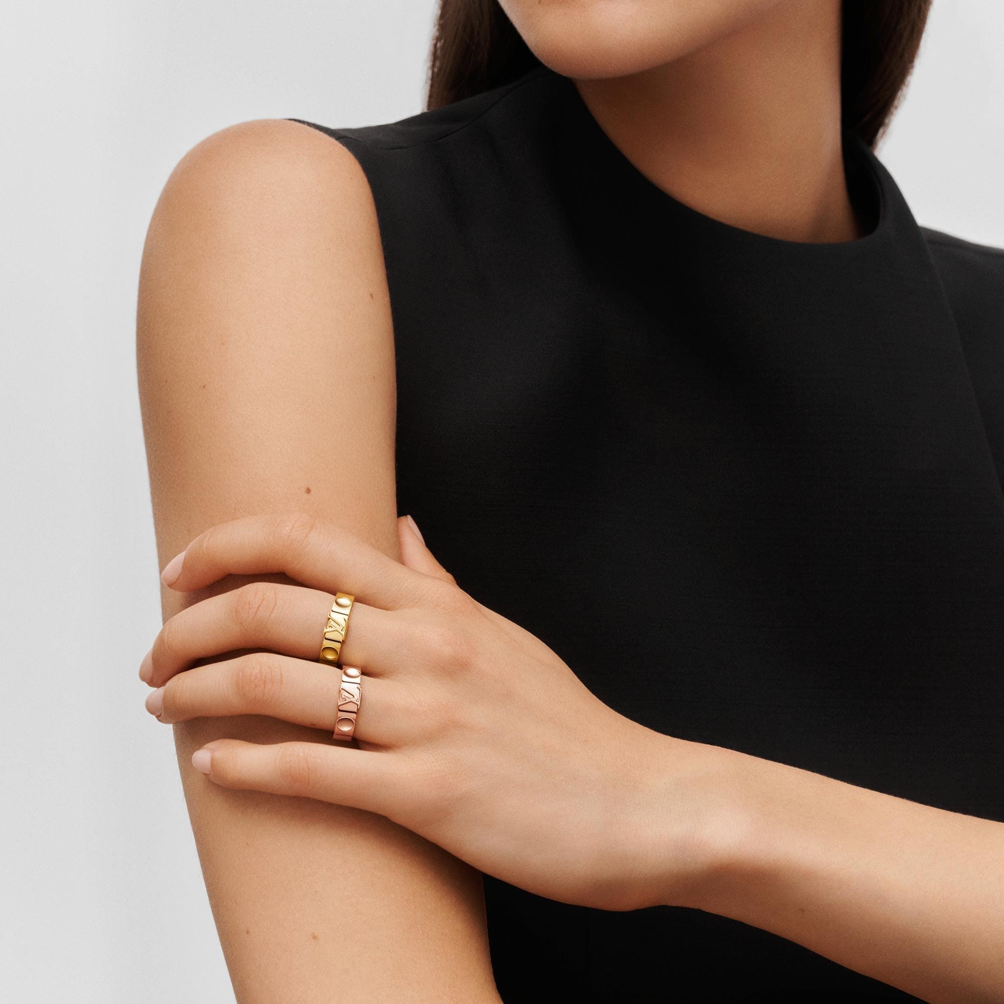 Empreinte Ring, Pink Gold  in Pria