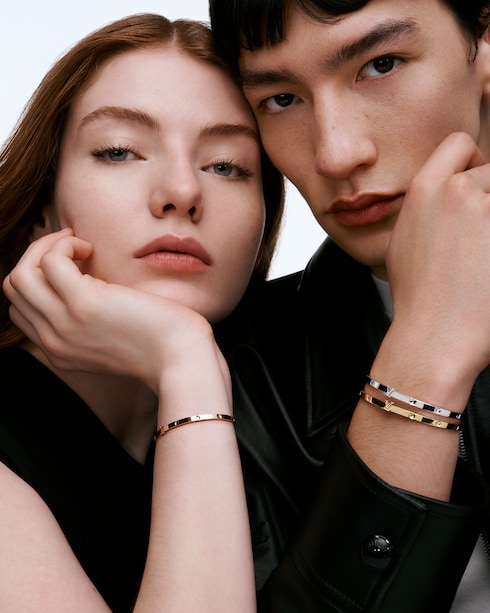 Empreinte Small Bangle, Yellow Gold in Jewellery's Categories Bracelets collections by Louis Vuitton