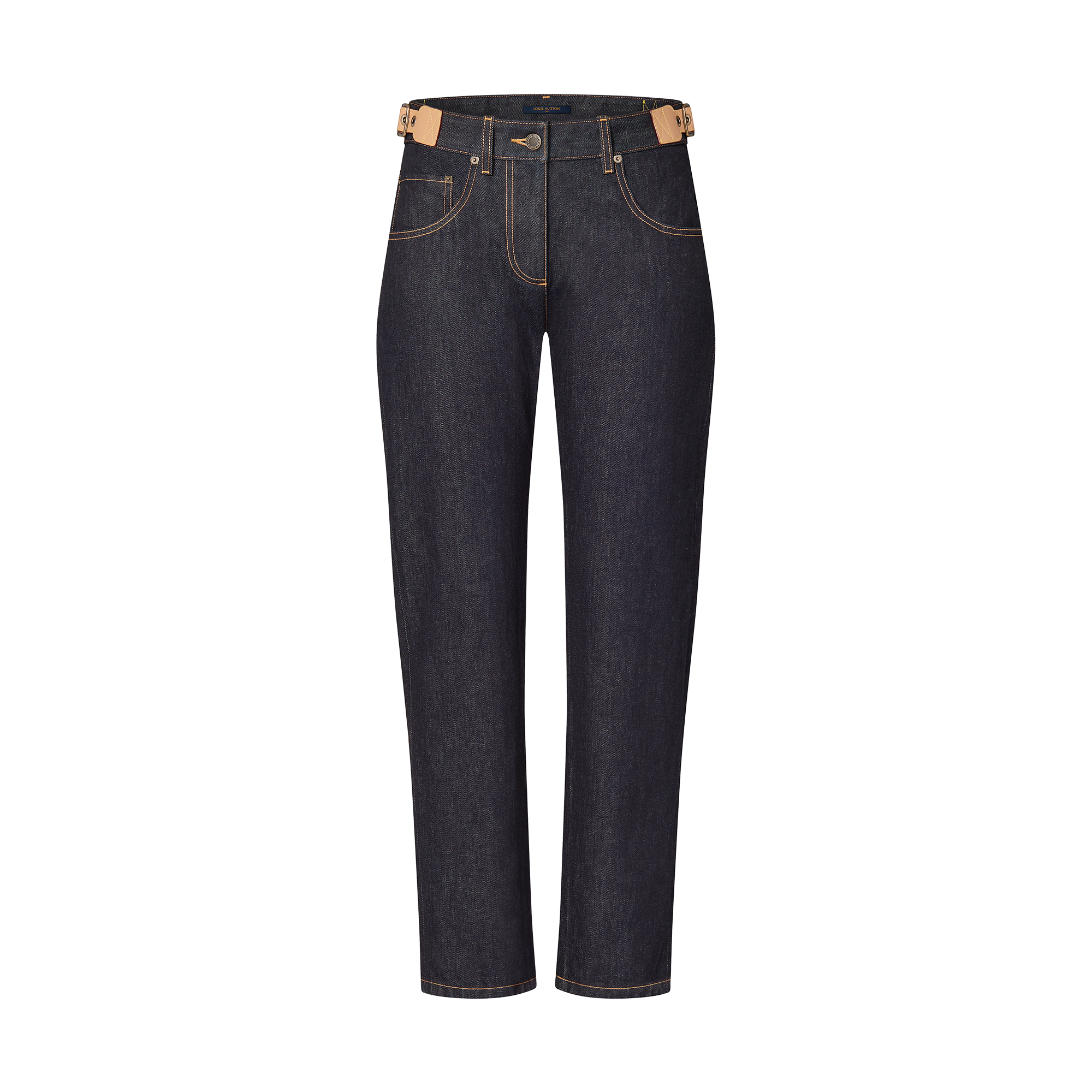 Eyelet Tab Jeans   in Women