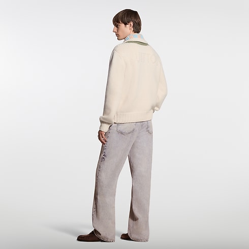 Faded Denim Skate Pants in Pria's Pakaian Denim collections by Louis Vuitton (Perbesar produk)