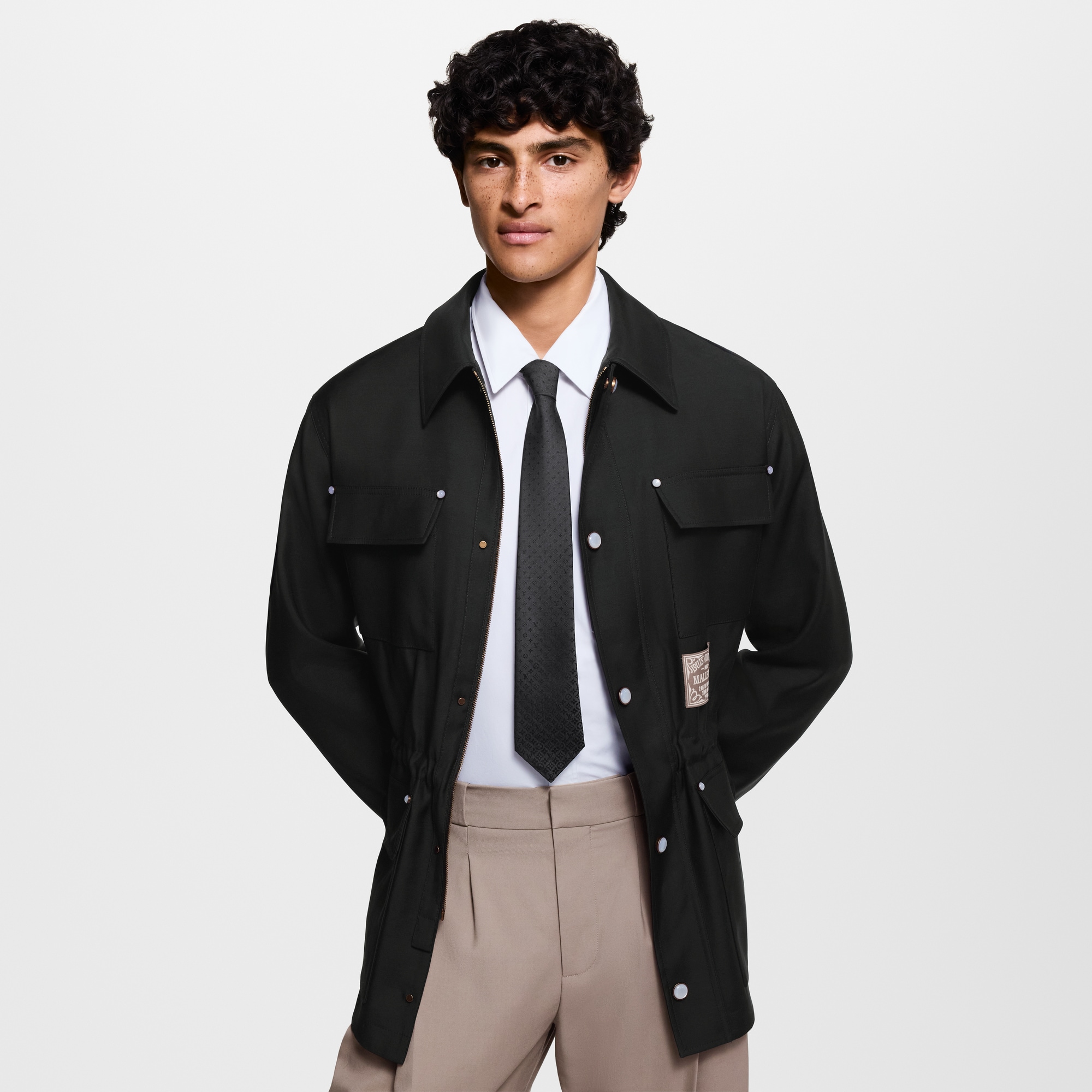 Fading Monogram Tie S00 in Pria