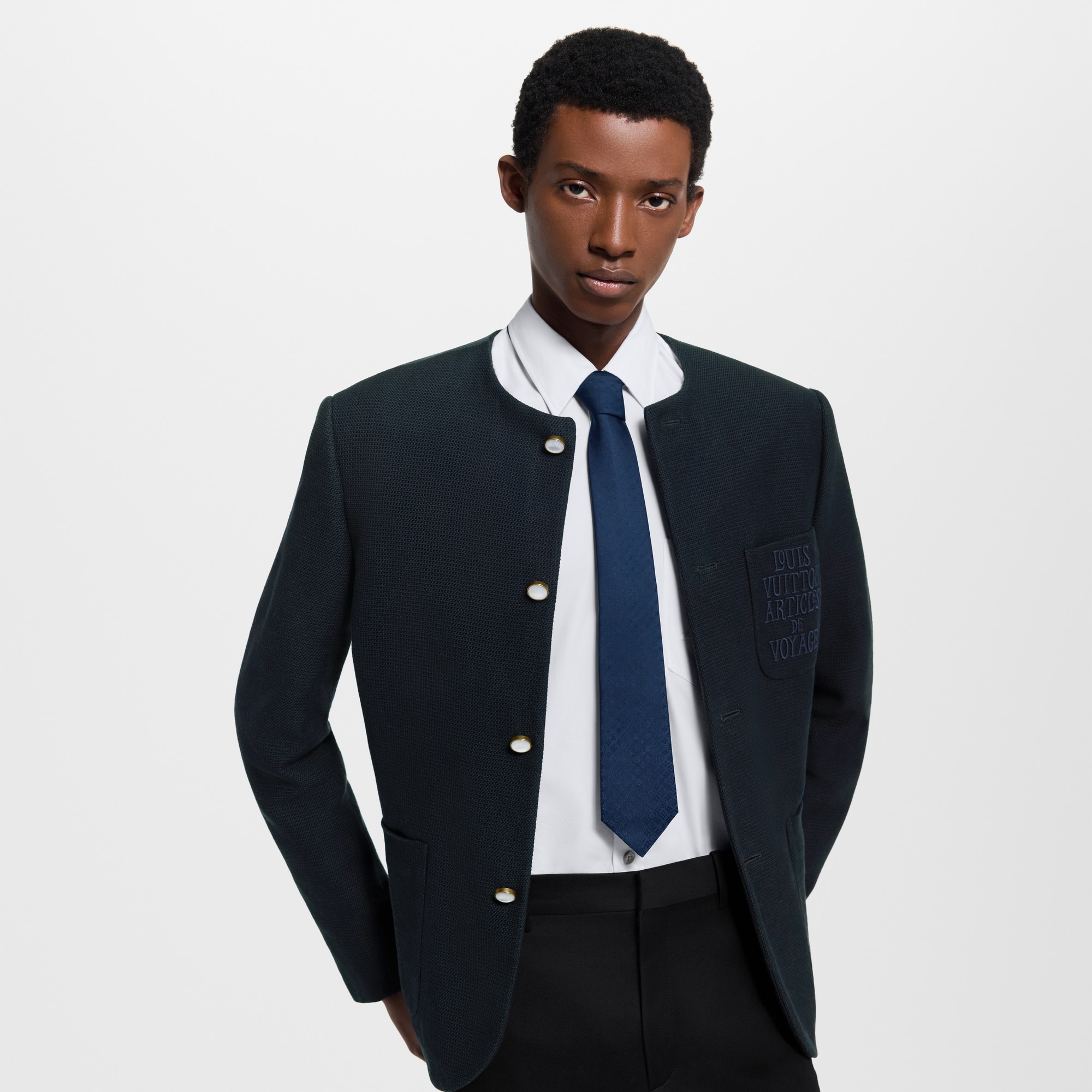 Fading Monogram Tie S00 in Pria