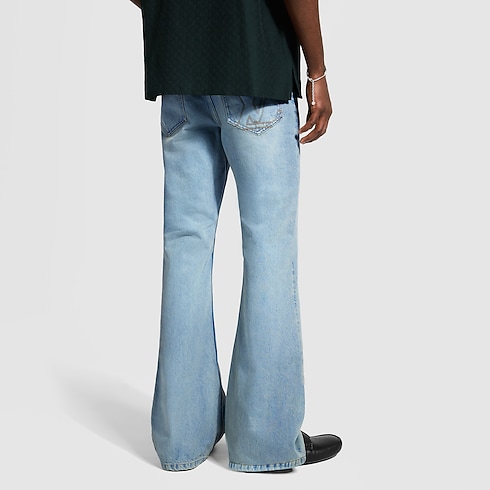 Flared Fit Denim Pants in Pria's Pakaian Semua Koleksi collections by Louis Vuitton (Perbesar produk)