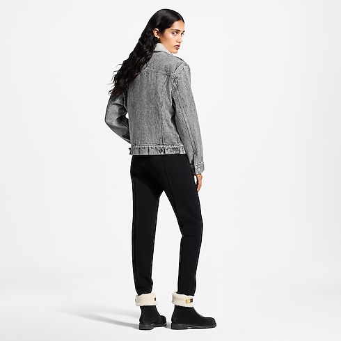 Fleece-Lined Denim Jacket in Wanita's Pakaian Mantel dan Jaket collections by Louis Vuitton (Perbesar produk)