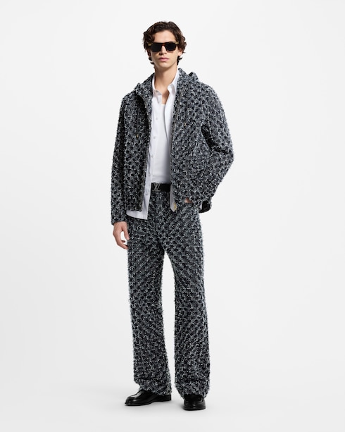 Flocked Monogram Denim Skate Pants in Men's Ready-to-Wear Denim collections by Louis Vuitton