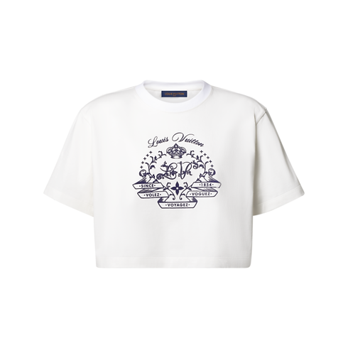 Flocked Signature Crop Top
in Women's Ready-to-Wear T-shirts and Sweatshirts collections by Louis Vuitton (Product zoom)