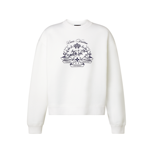Flocked Signature Sweater in Women's Ready-to-Wear T-shirts and Sweatshirts collections by Louis Vuitton (Product zoom)