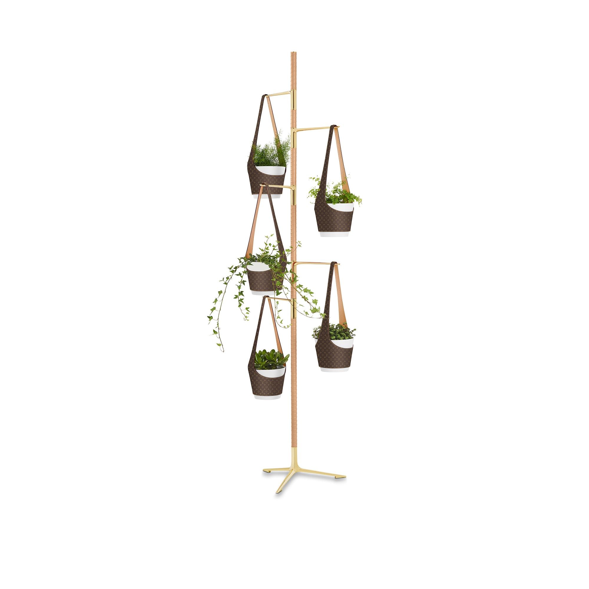 Floral Pot By Damien Langlois-Meurinne Monogram in Trunks, Travel and Home