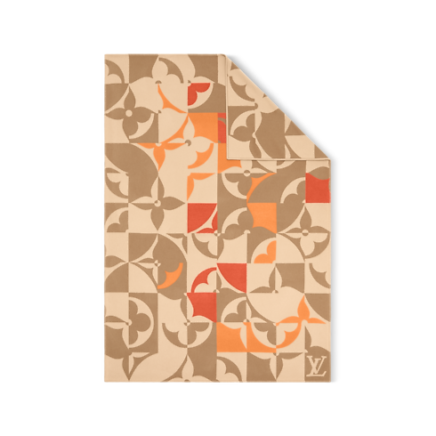 Flower Puzzle Throw 140 x 200 in Trunks, Travel and Home's Home and Art of Dining Home Textile collections by Louis Vuitton (Perbesar produk)