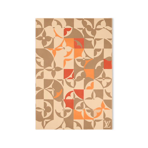 Flower Puzzle Throw 140 x 200 in Trunks, Travel and Home's Home and Art of Dining Home Textile collections by Louis Vuitton (Perbesar produk)