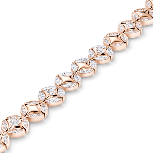 Galaxie Bracelet, Pink Gold & Diamonds in Les Extraordinaires's Perhiasan Gelang collections by Louis Vuitton (Perbesar produk)