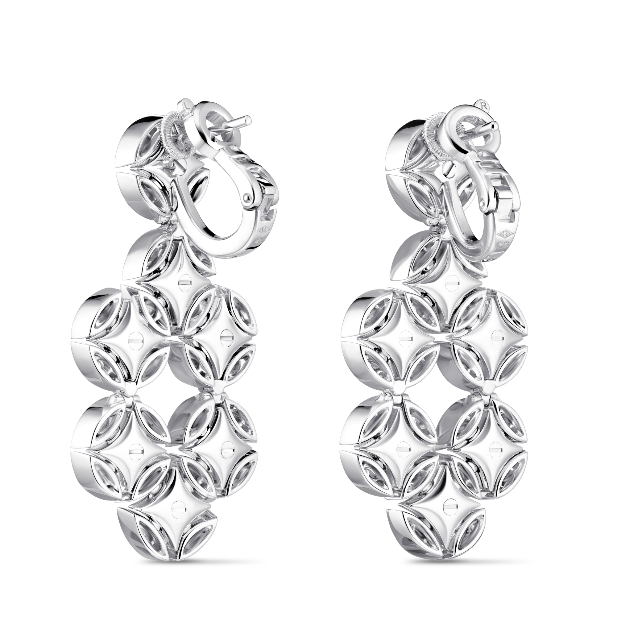 Galaxie Earrings, White Gold & Diamonds  in Les Extraordinaires