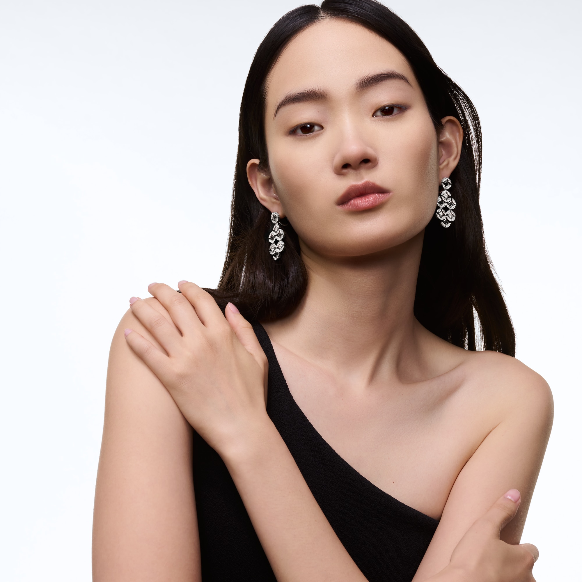 Galaxie Earrings, White Gold & Diamonds  in Les Extraordinaires