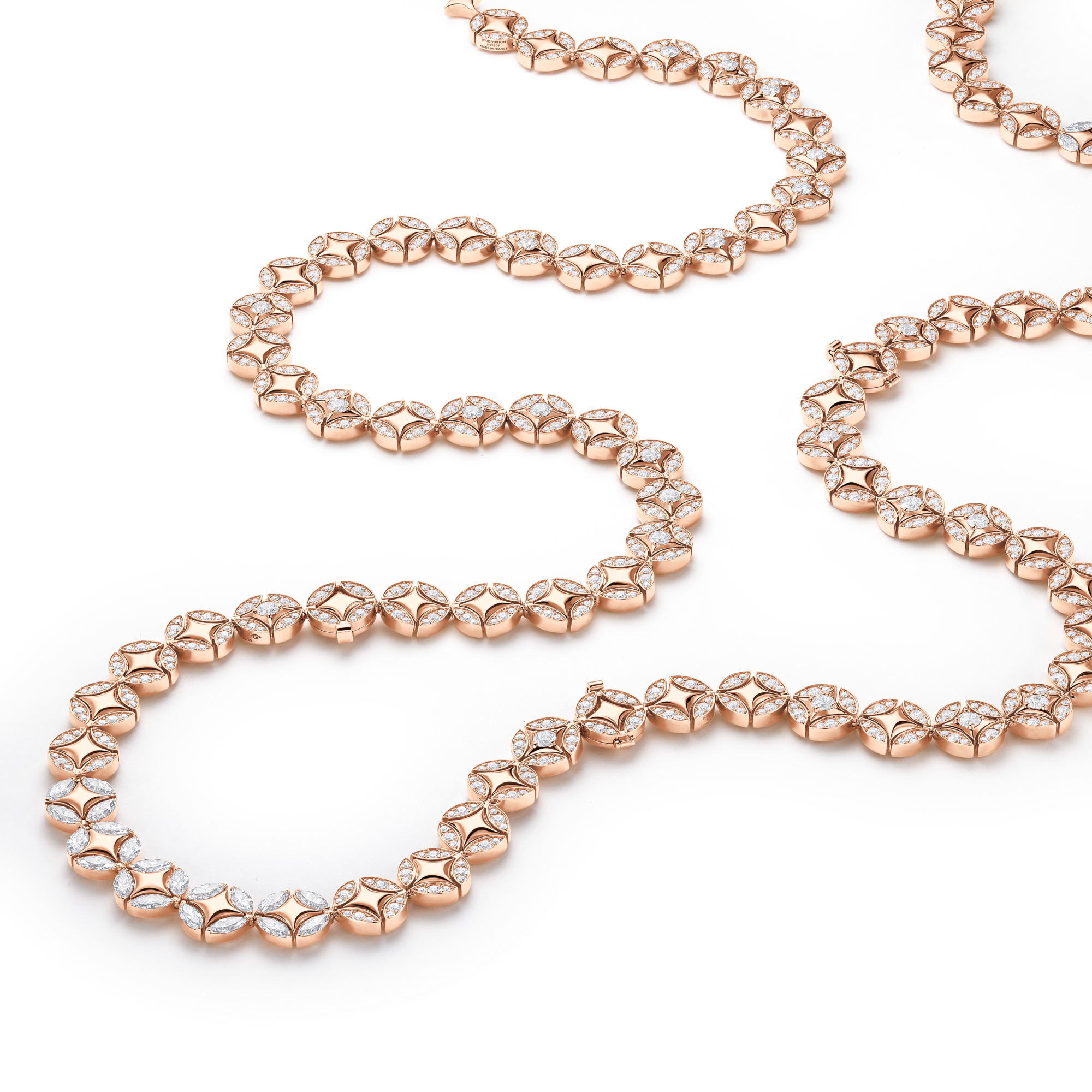 Galaxie Sautoir, Pink Gold & Diamonds  in Les Extraordinaires