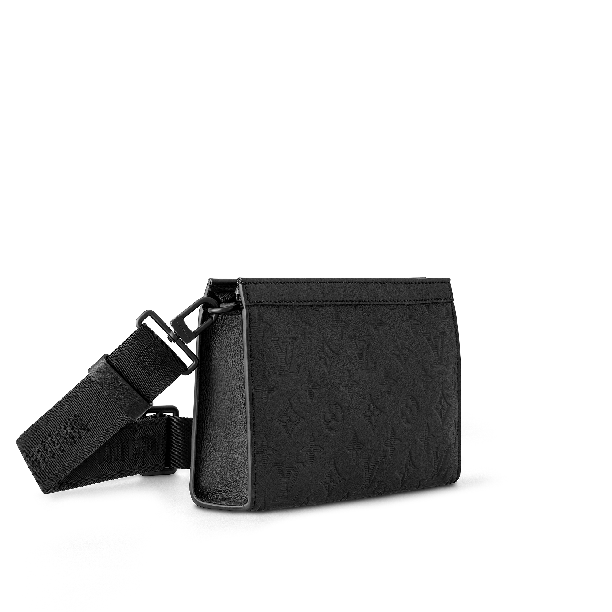 Gaston Wearable Wallet Monogram Shadow Leather in Pria