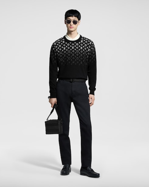 Gradient Cotton Crewneck in Pria's Pakaian Semua Koleksi collections by Louis Vuitton