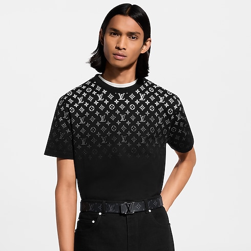 Gradient Cotton T-Shirt in Pria's Pakaian T-shirt and Polo collections by Louis Vuitton (Perbesar produk)