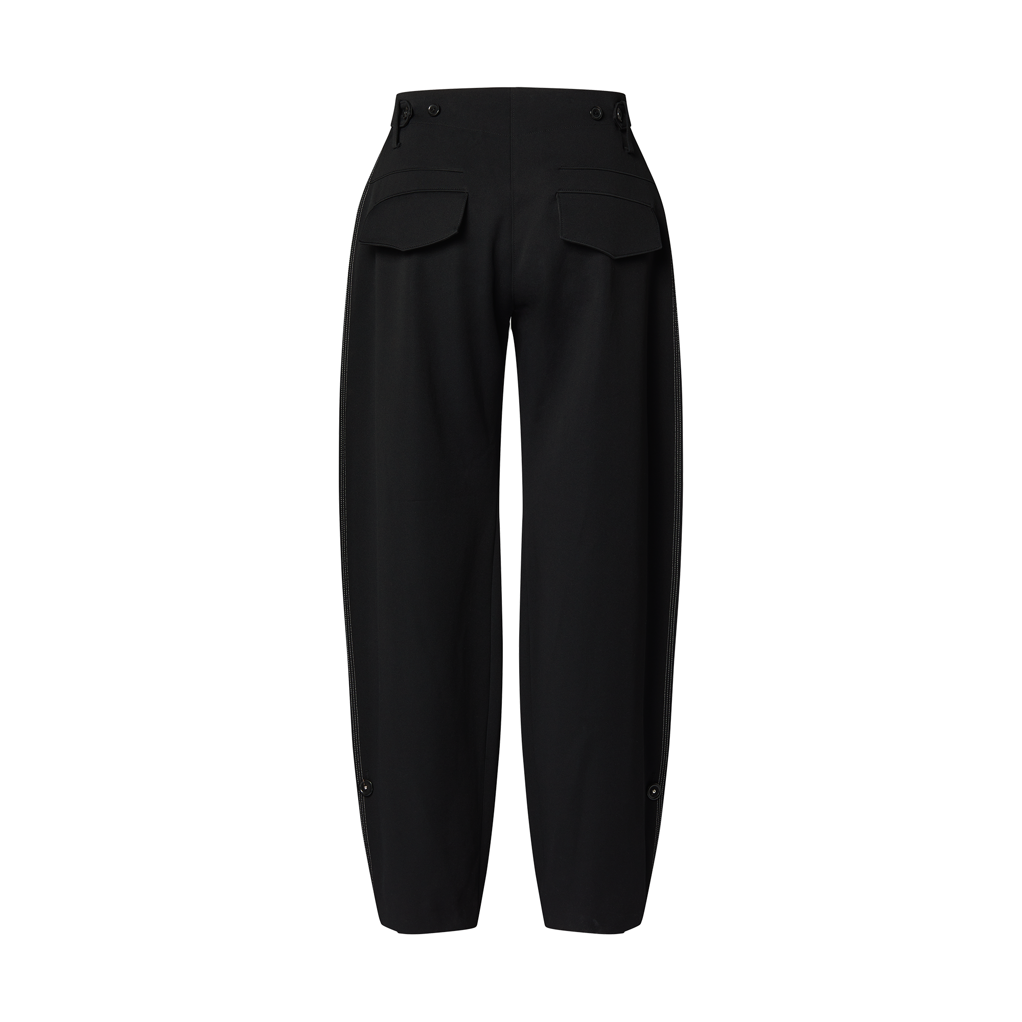 Graphic Insert Suit Pants   in Wanita