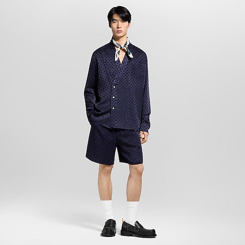 Graphic Jacquard Shorts in Men's Ready-to-Wear Pants collections by Louis Vuitton (Product zoom)