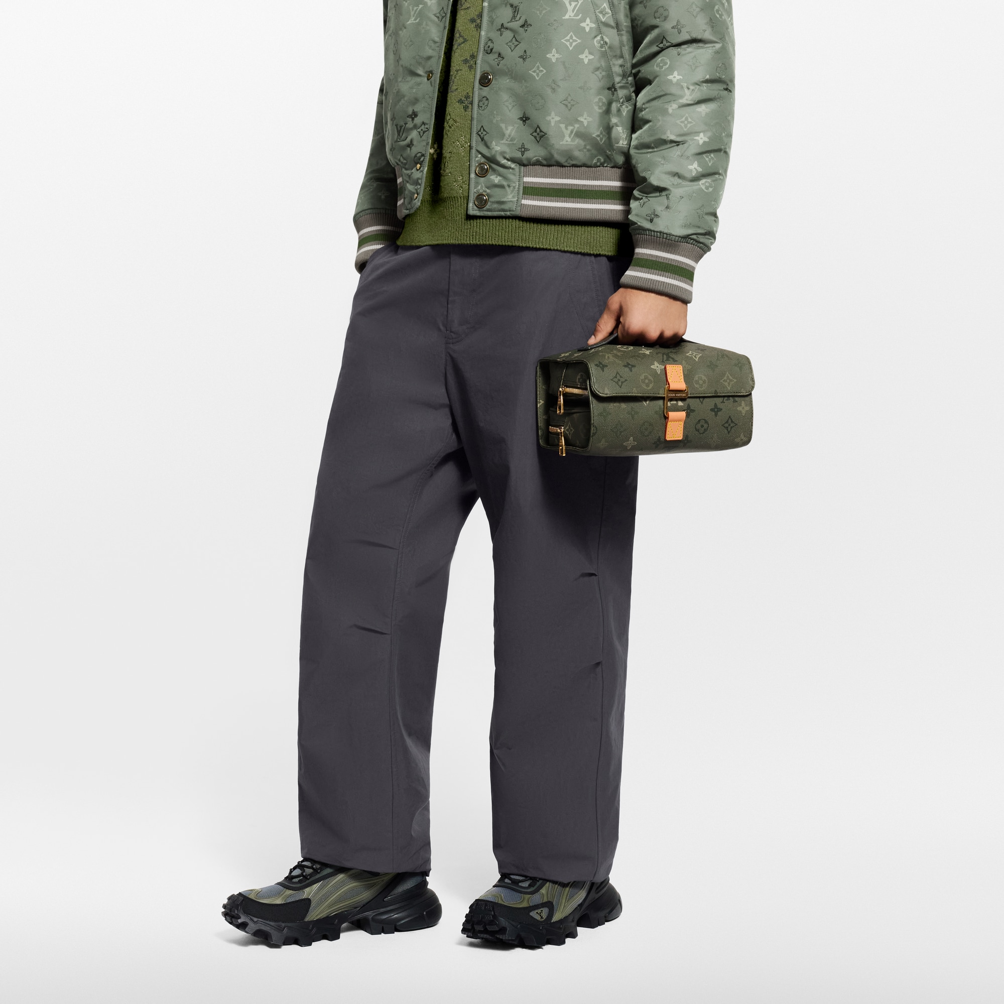 Hanging Toiletry Bag Monogram Other in Pria