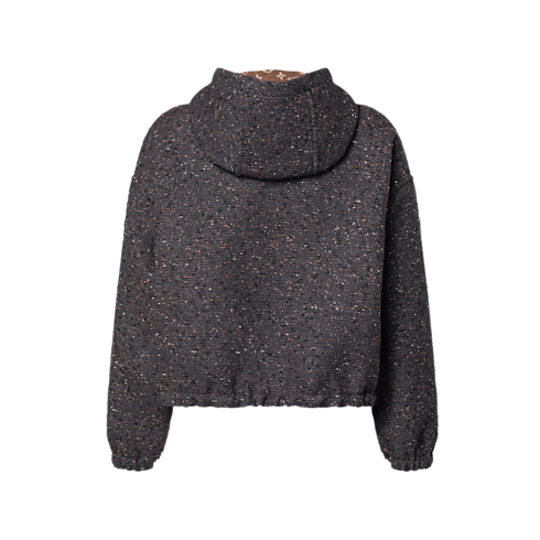 Hooded Bouclette Tweed Jacket in Women's Ready-to-Wear Coats and Jackets collections by Louis Vuitton (Product zoom)