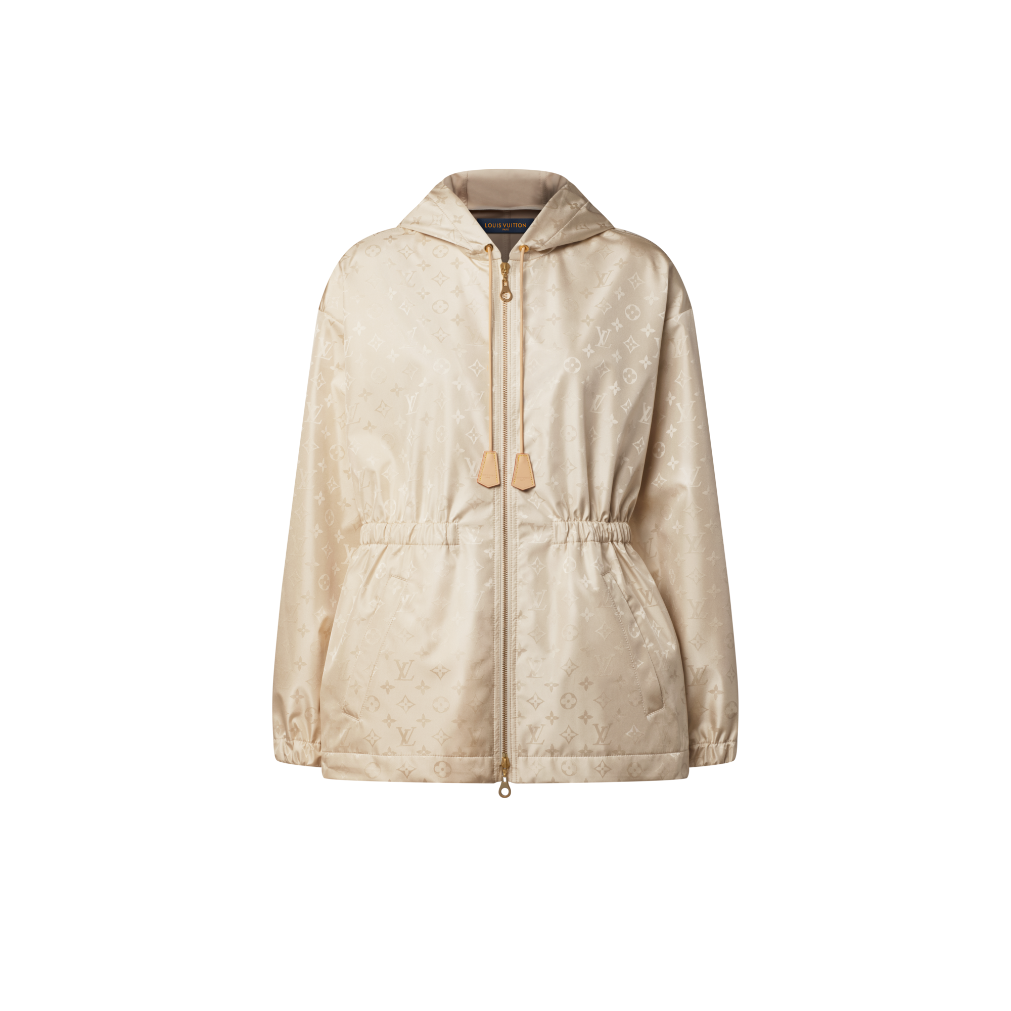 Hooded Monogram Parka  in Wanita