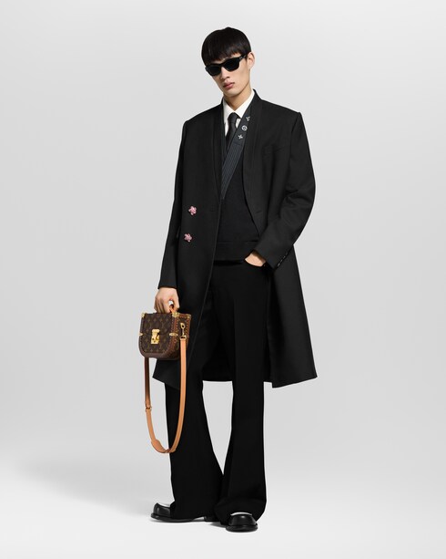 ハイブリッド エンベリッシュドカーディガン メンズ ウェア(洋服)